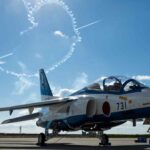 Blue Impulse aerobatics team draws visitors to northern Japan city