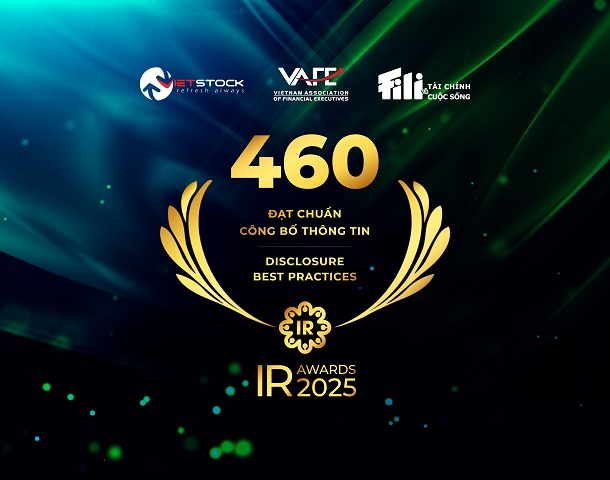 ir-awards-2025:-460-doanh-nghiep-dat-chuan-cong-bo-thong-tin-2025-nhan-giay-chung-nhan-danh-hieu
