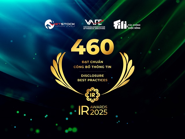 ir-awards-2025:-460-doanh-nghiep-dat-chuan-cong-bo-thong-tin-2025-nhan-giay-chung-nhan-danh-hieu