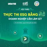 Chiều nay diễn ra hội thảo "Thực thi ESG bằng AI, doanh nghiệp cần làm gì?"