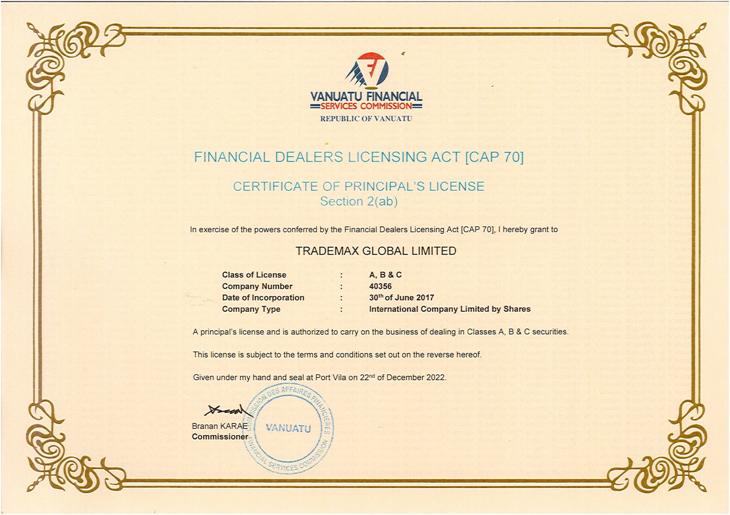License Image