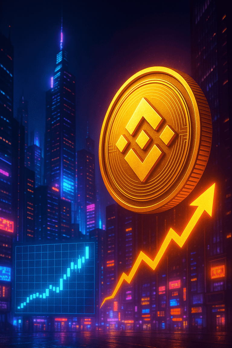 binance-coin-(bnb)-soars-30%-weekly,-overtakes-xrp-with-$1,300-breakout-and-record-chain-activity