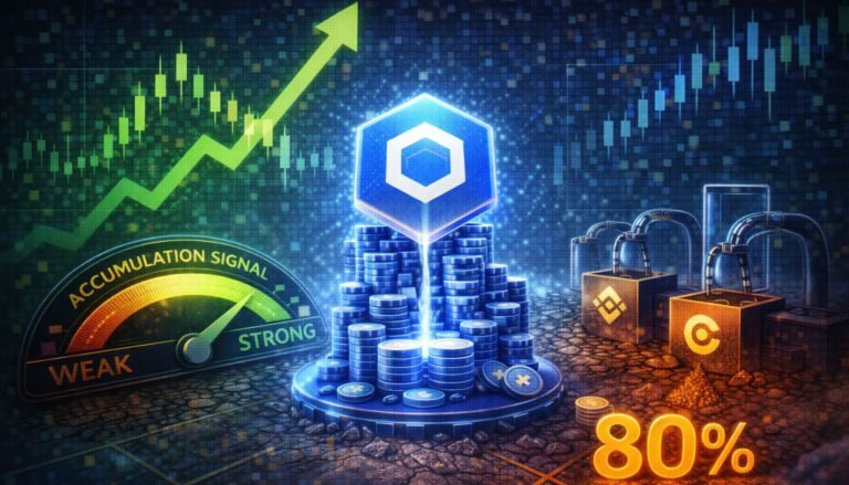 chainlink-shows-strong-accumulation-signal:-link-exchange-liquidity-dries-up