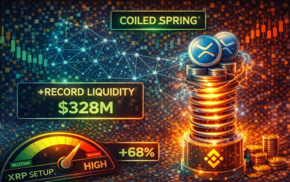 xrp-shows-“coiled-spring”-setup-as-network-liquidity-hits-record-levels