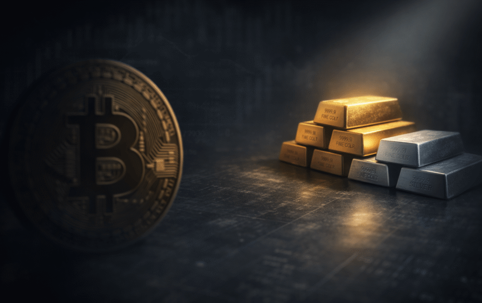 bitcoin-social-interest-fades-as-retail-chases-gold,-silver-hype