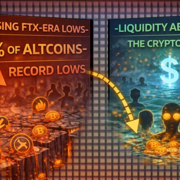 surpassing-ftx-era-lows:-38%-of-altcoins-hit-record-lows-as-liquidity-abandons-the-crypto-fringe