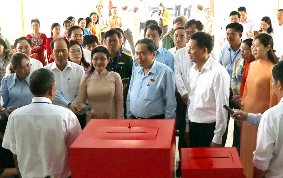 chu-tich-quoc-hoi-tran-thanh-man-kiem-tra-cong-tac-bau-cu-tai-dong-nai