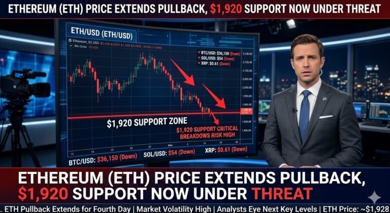 ethereum-price-extends-pullback,-$1,920-support-now-under-threat