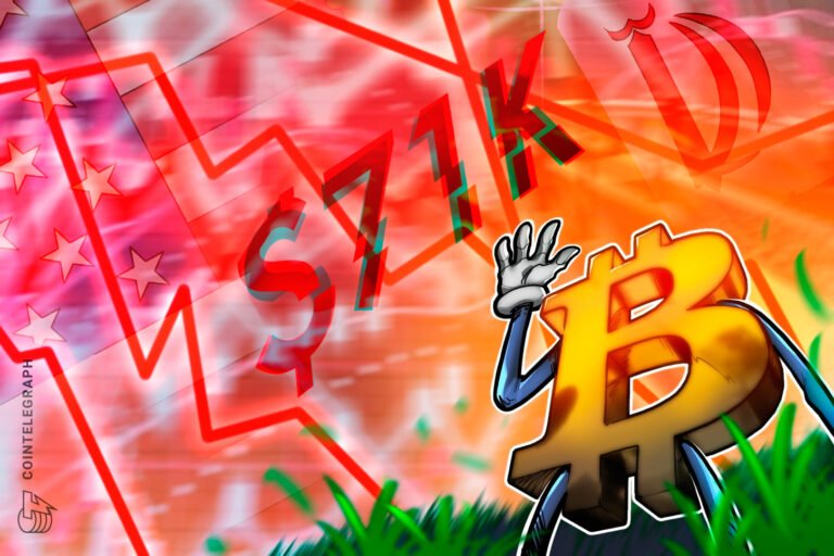 bitcoin-price-falls-under-$71k-as-us-iran-war-tensions-spark-sell-off