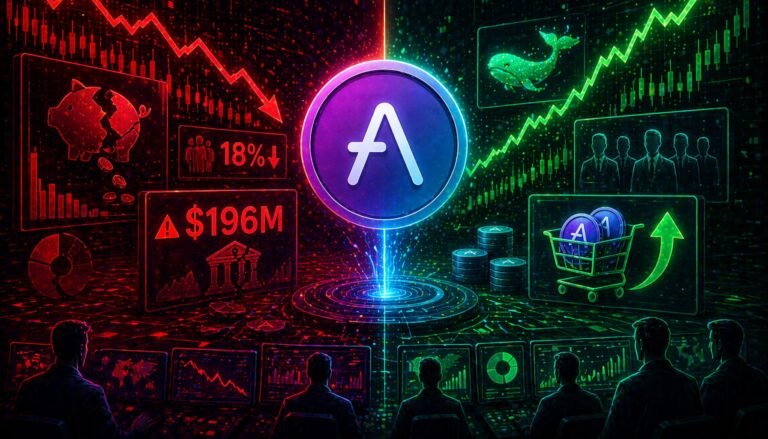 aave-is-down-18%-and-carrying-$196m-in-bad-debt,-but-smart-money-is-buying-anyway