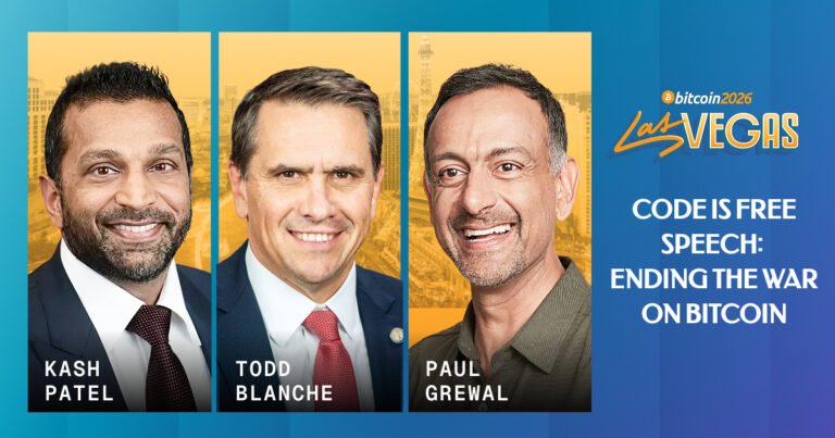 fbi-director-kash-patel-to-speak-at-bitcoin-2026-conference-about-“ending-the-war-on-bitcoin”