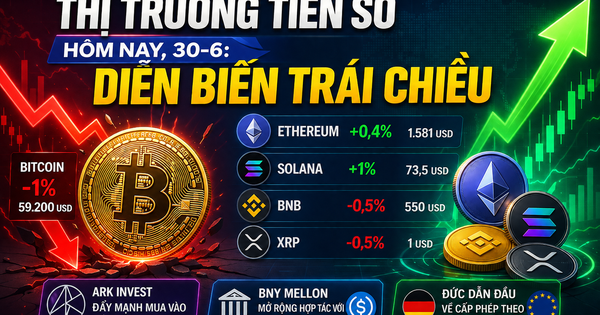 thi-truong-tien-so-hom-nay,-30-6:-dien-bien-trai-chieu
