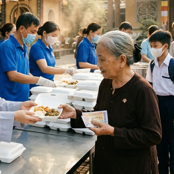 am-long-voi-nhung-suat-com-mien-phi